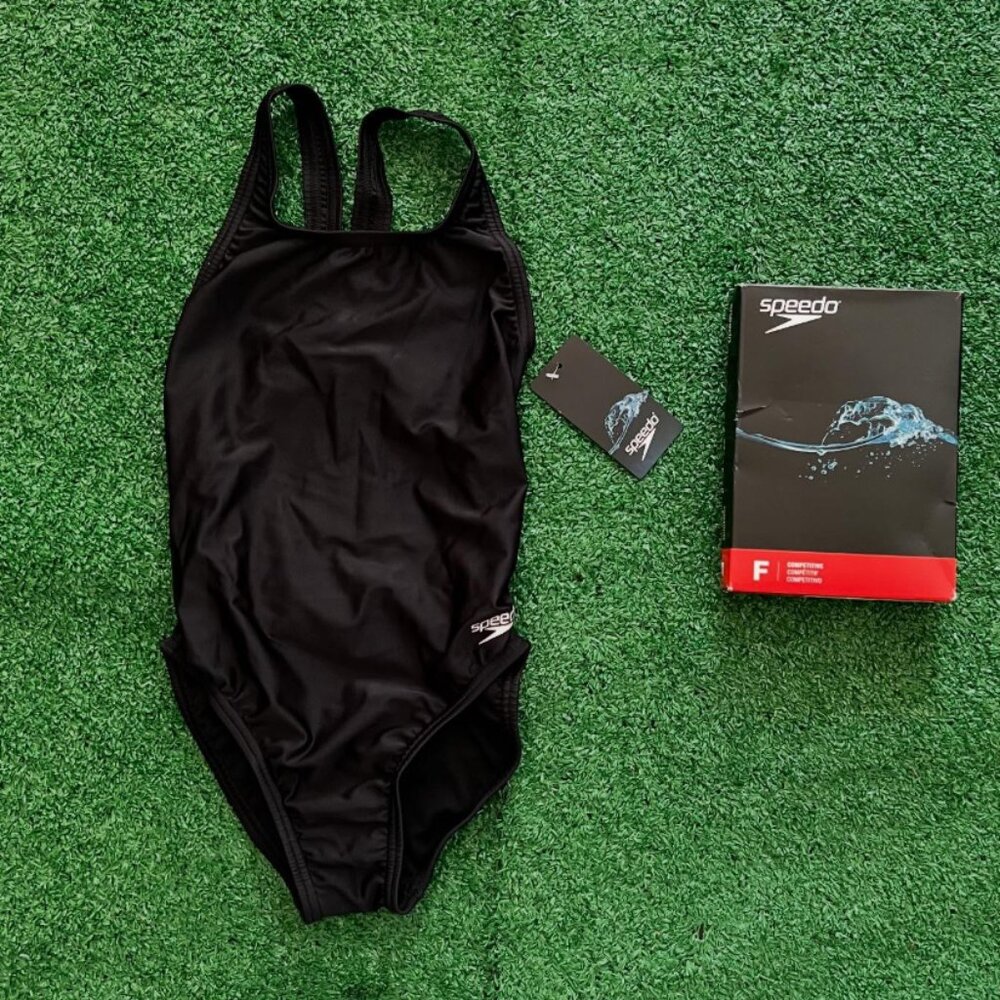 Speedo Kids One Piece Swimsuit - Black